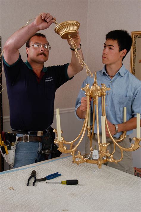 install chandelier chain